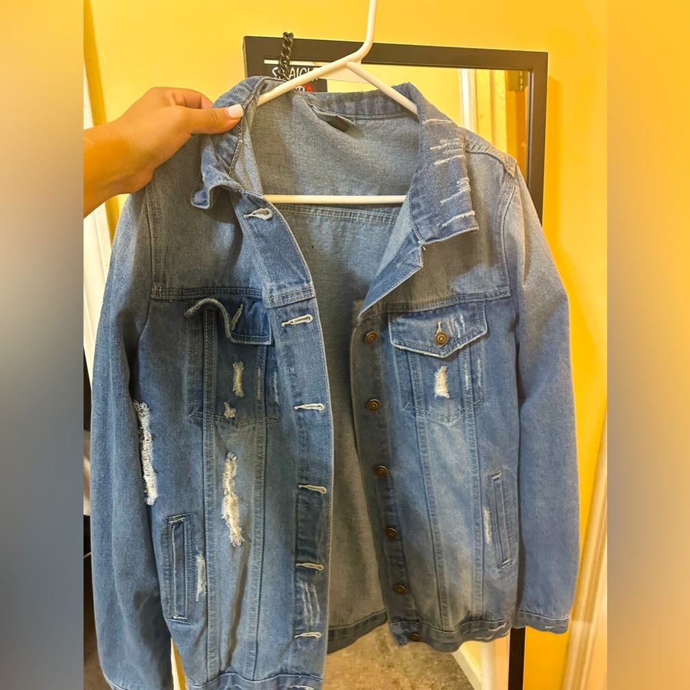 Oversized Jean Jacket. Size M